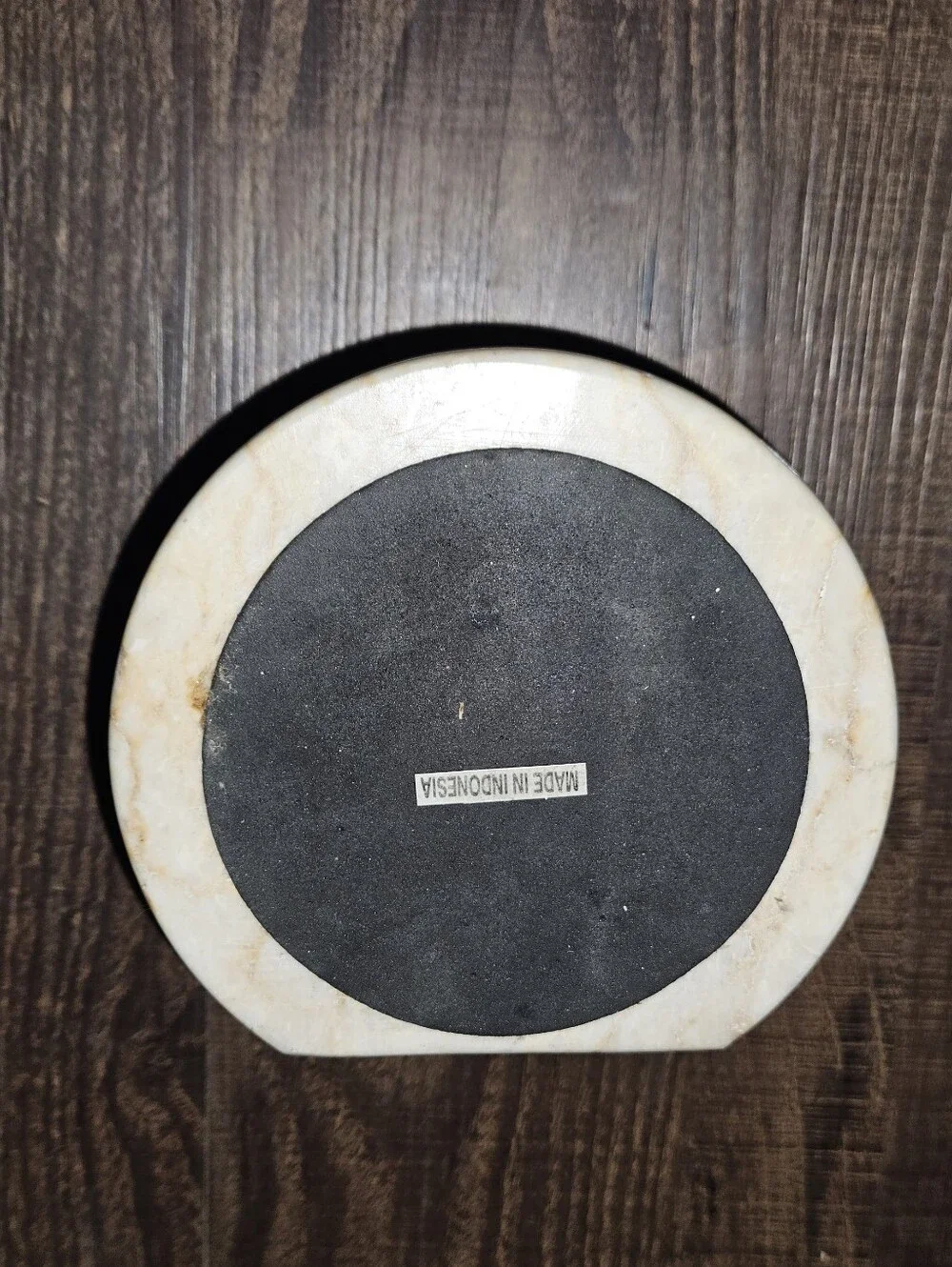 Marble Coasters Set Of 6 With Matching Round Caddy